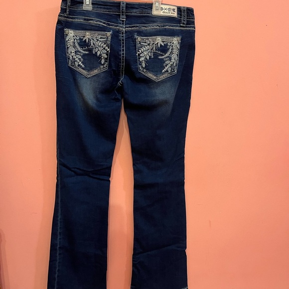 Grace Women's Dark Blue Boot Cut Jeans - Picture 5 of 8